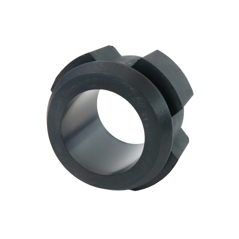 2-1/2" OD Full Exhaust Block Adapter, Rubber